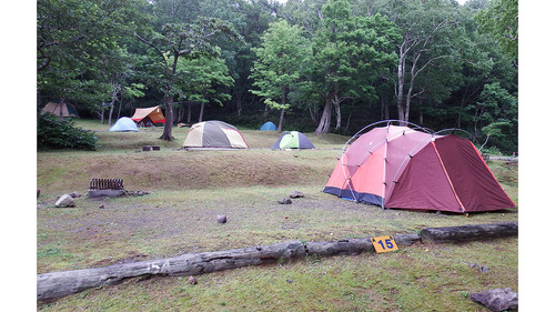 知床国立公園羅臼温泉野営場　キャンプサイト２