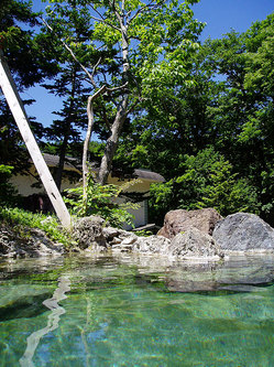 2007-07-14-岩尾別温泉の露天風呂