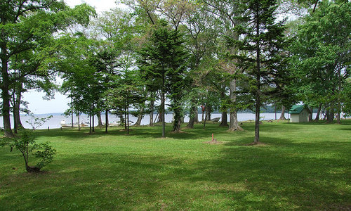 2008-07-04-女満別湖畔キャンプ場のサイト