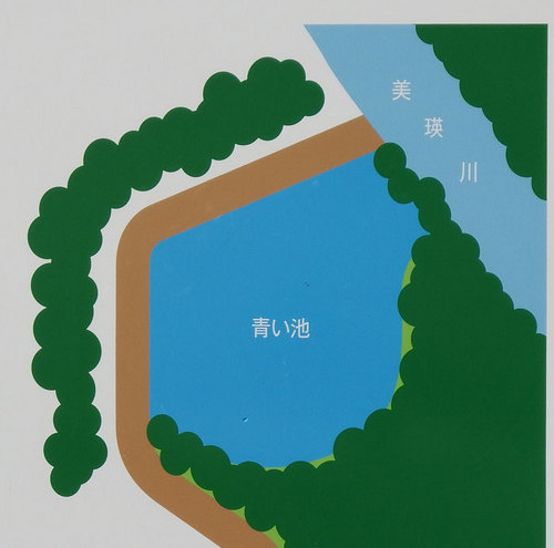 2014-09-21-美瑛青い池の地図看板