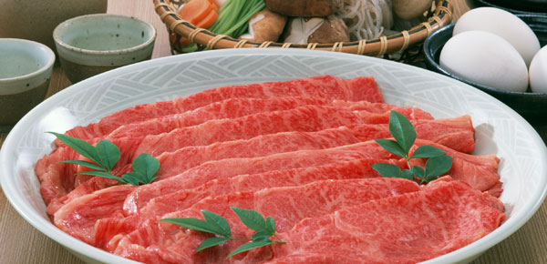 黒毛和牛のすき焼き用肉